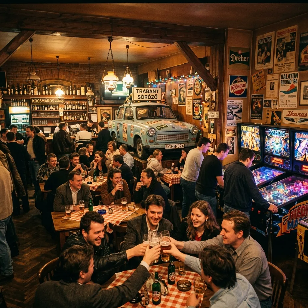 Ideális retro helyszín privát bulikra, céges rendezvényekre Budapest belvárosában
